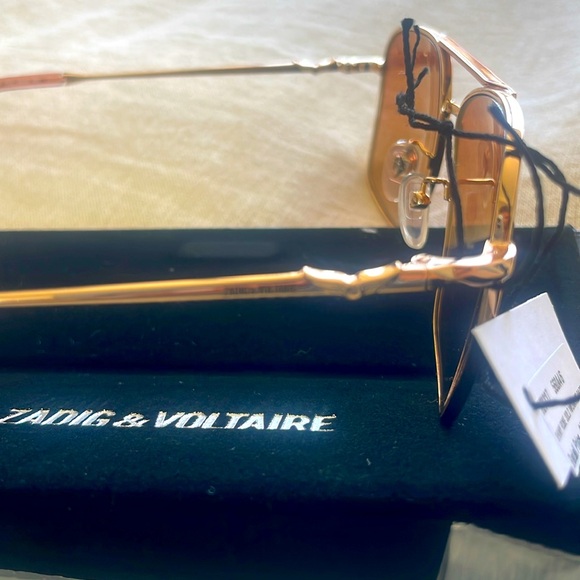 New With Tags Zadig & Voltaire Aviator Sunglasses - Picture 5 of 5